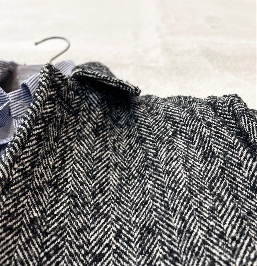 BEAMS ビームス ステンカラーコート ヘリンボーン Sサイズ