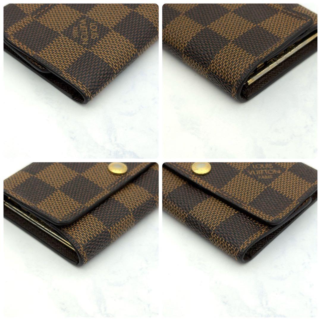 【最高級美品】ルイヴィトン ダミエ エベヌ キーケース ミュルティクレ6 茶色