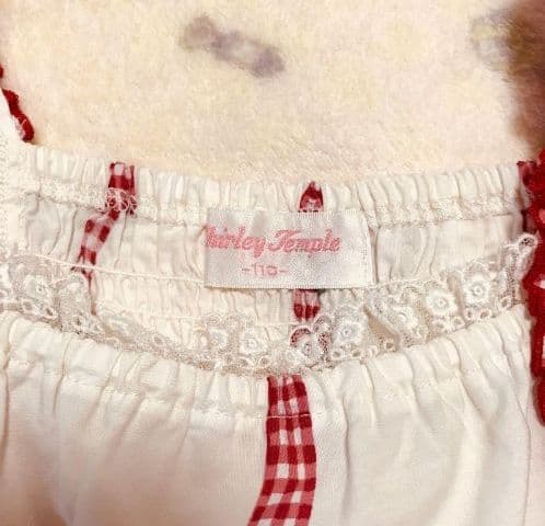 101【110センチ】シャーリーテンプル　いちごバスケット　ジャンパースカート