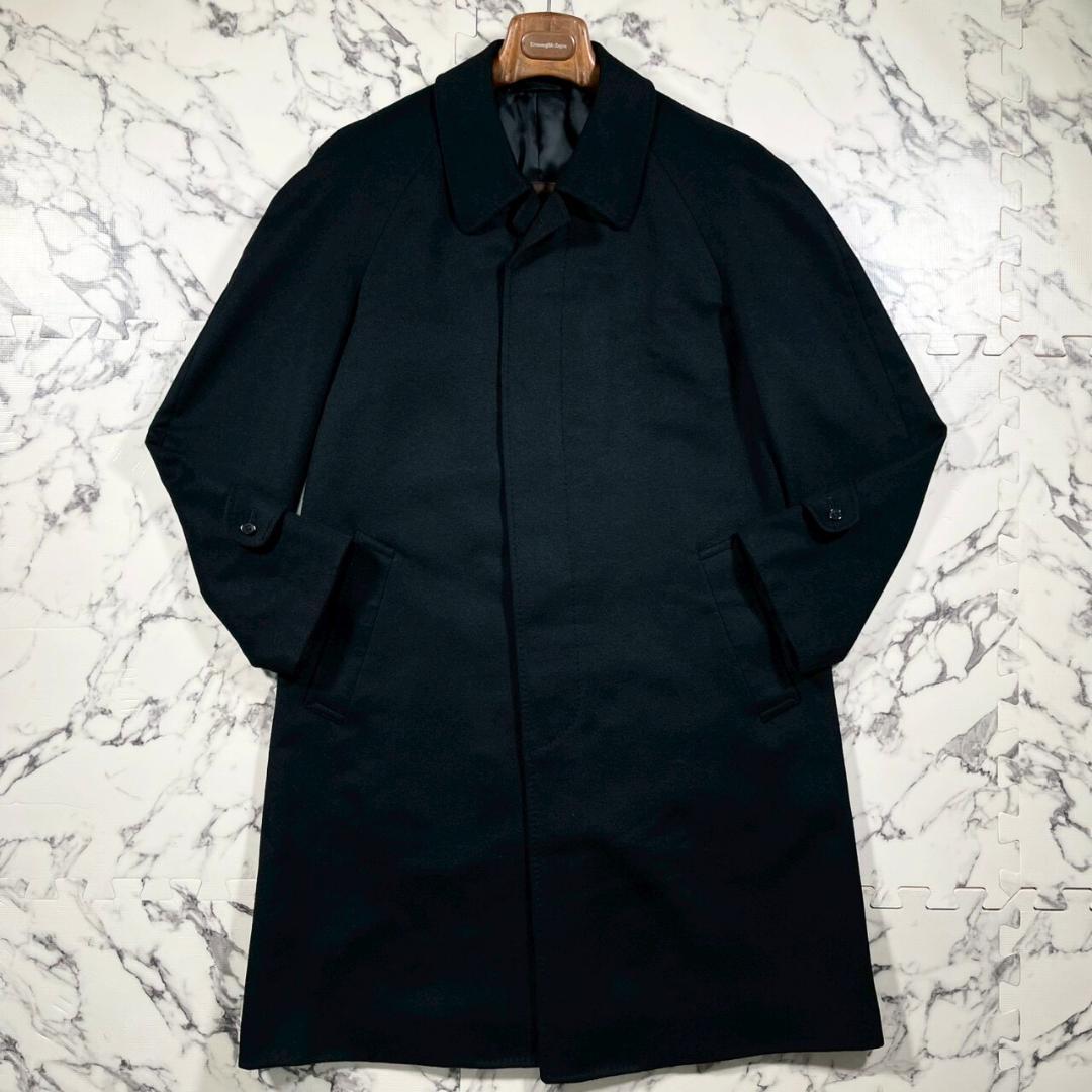 ✨極美品/カシミヤ100%✨(L)VALENTINO Rudy ステンカラー黒