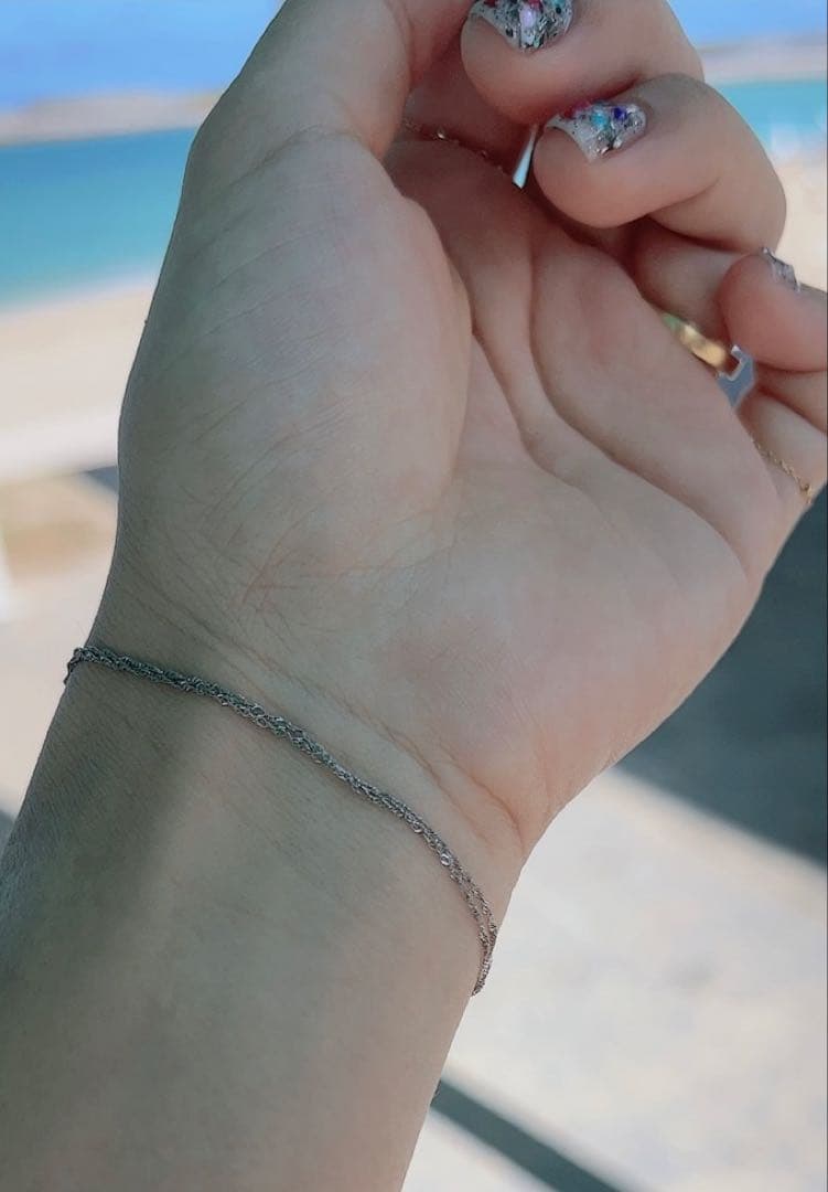 タカタカ　pt850 スクリュー2連ブレスレット