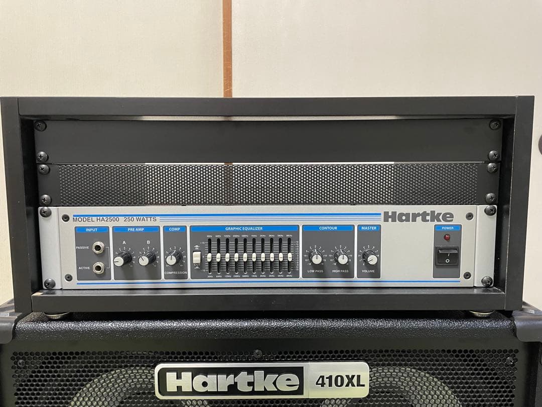 HARTKE ハートキー HA2500 ベースアンプヘッドラック付 - メルカリ