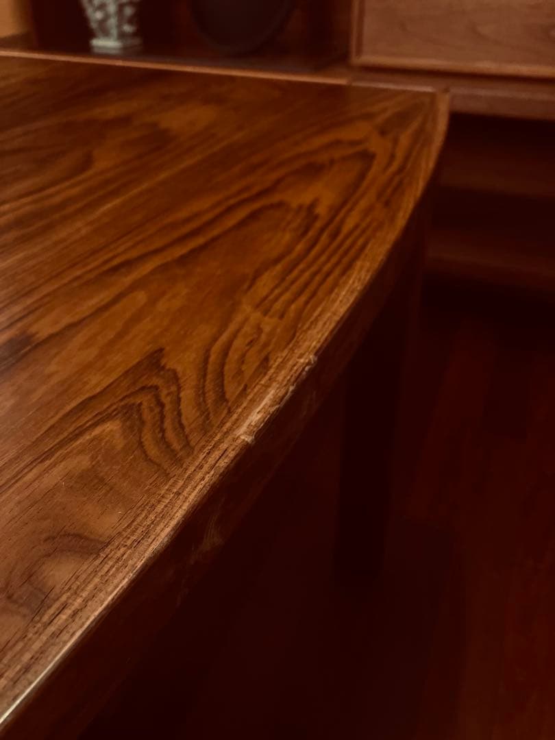 【希少】天童木工 ブラジリアンローズウッド エクステンションテーブル　5点セット