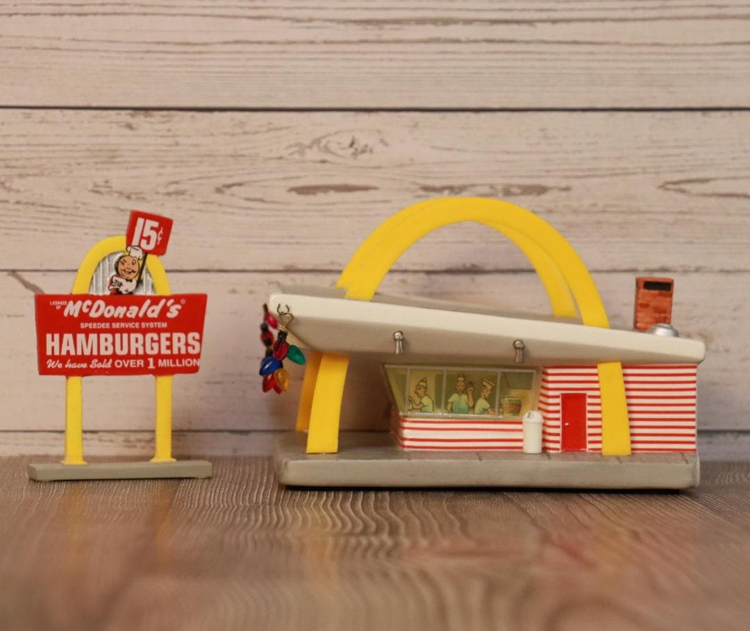 マクドナルド McDonald's ライト付きセラミックレストラン ライト