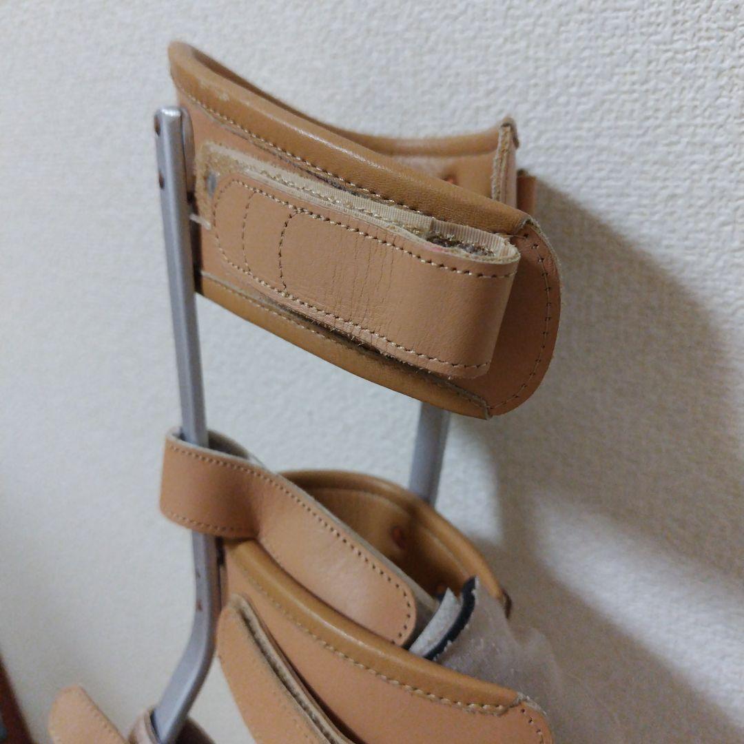 小原工業 歩行補助具 ベージュ 調整可能 下肢装具 リハビリ Sサイズ