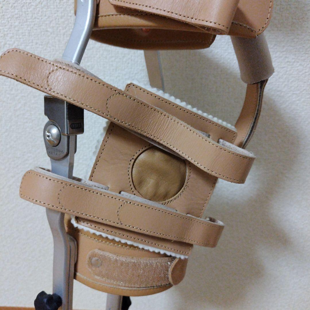 小原工業 歩行補助具 ベージュ 調整可能 下肢装具 リハビリ Sサイズ