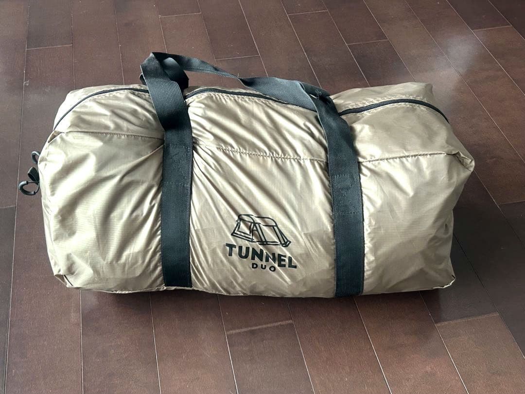 [美品] VASTLAND 2人用 トンネルテント 大型サイドウィンドウ付