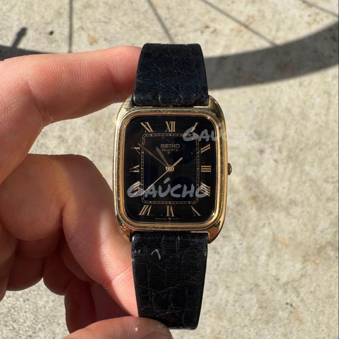 新品電池】SEIKO レクタンギュラー スクエア ヴィンテージ tank 美品