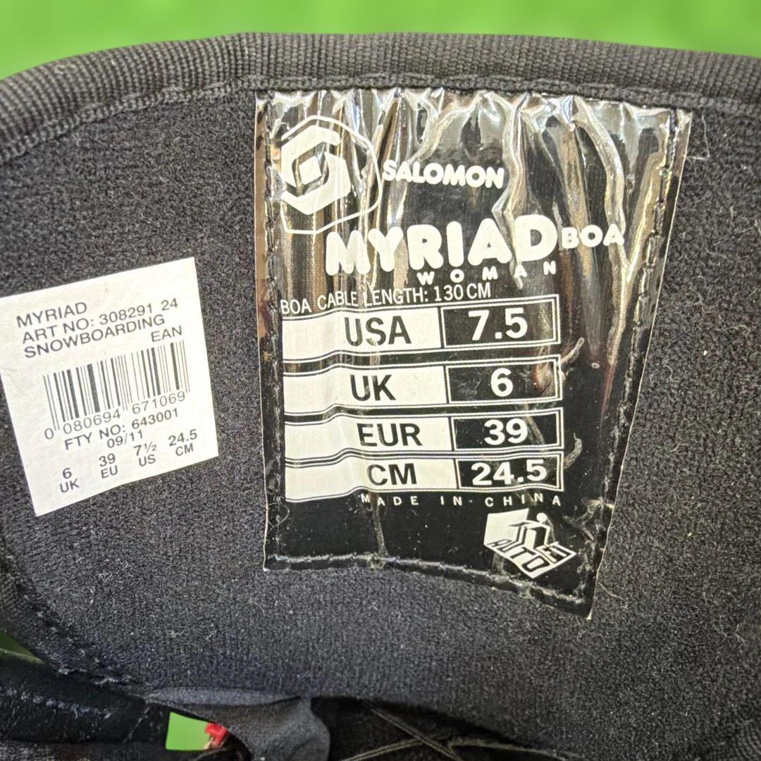 SALOMON MYRIAD BOA スノーボードブーツ 24.5cm