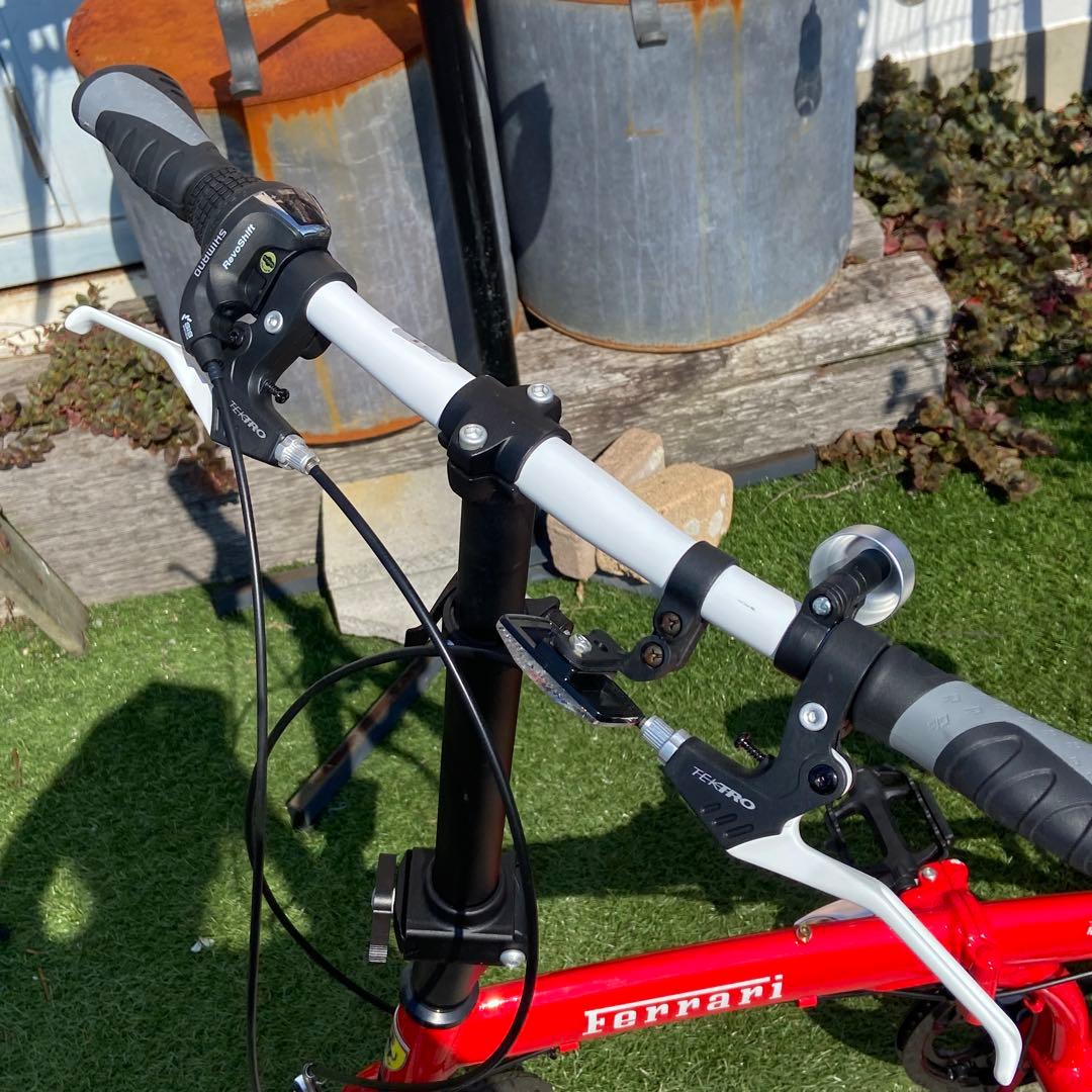 美品⭐️フェラーリ 折りたたみ自転車 20インチ レッド - メルカリ
