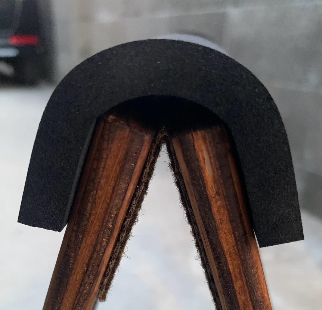 NEW ハンドメイド　ボードベッド イエロー　サーフボードスタンド