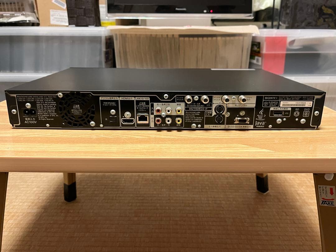 SONY BDZ-AT770T ブルーレイレコーダー BDドライブ交換済