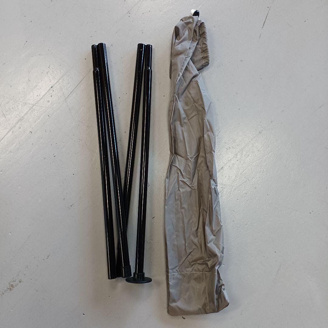 （即購入可）DOD ワンポールテント S グランドシート セット ブラック