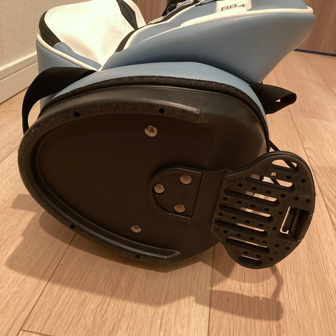 CPGゴルフ　ミニマルPU キャディーバッグ　With RC スタンド式　ブルー