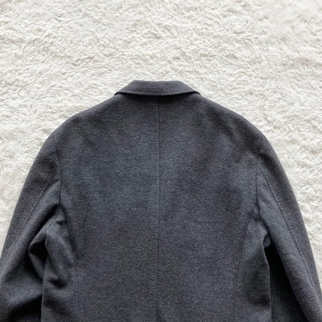 ユナイテッドアローズ ウールジャージ ストレッチ チェスターコート グレー 48