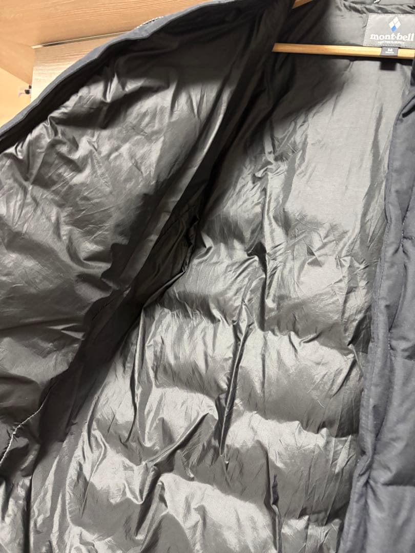 モンベル メンズ コルチナ ダウンコート ブラック M