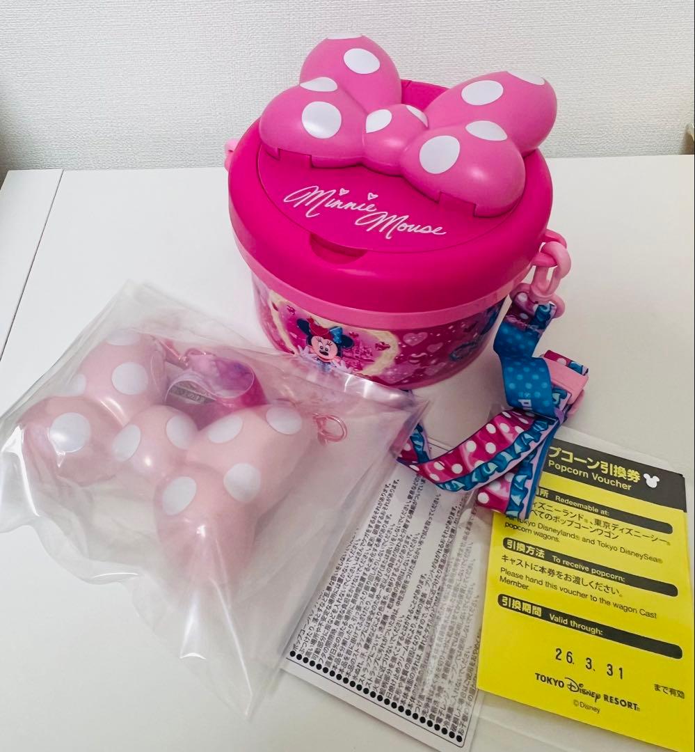 ミニー ポップコーンバケット スナックケース 引き換え券付き