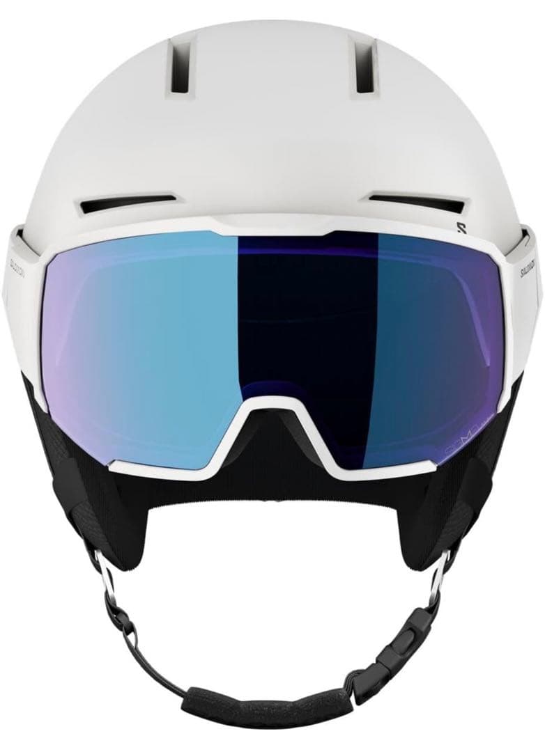 新品SALOMON OSMOシグマフォト WHITEバイザーヘルメットM32%引