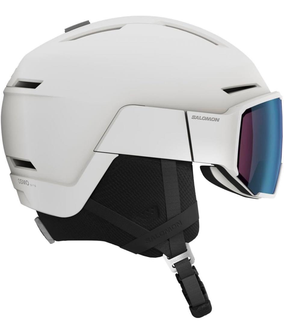 新品SALOMON OSMOシグマフォト WHITEバイザーヘルメットM32%引