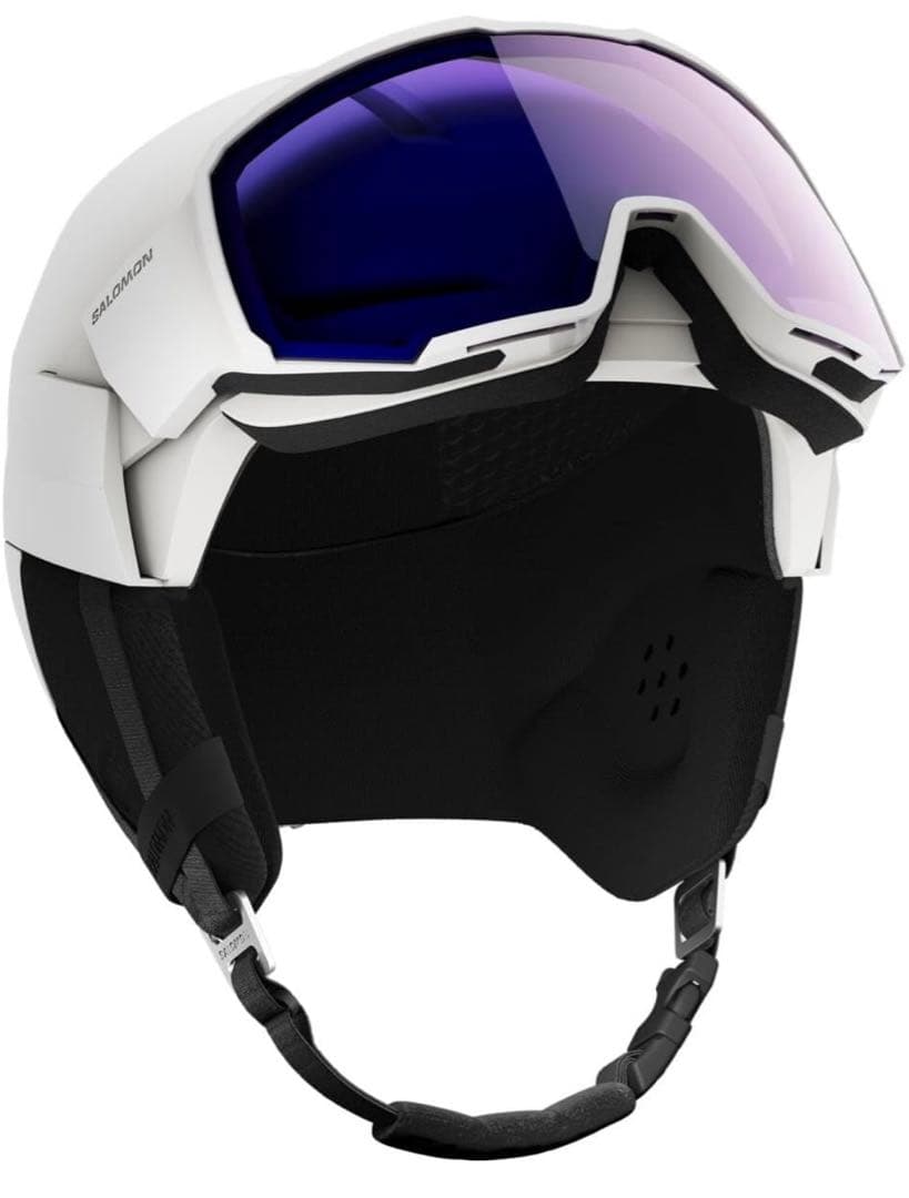 新品SALOMON OSMOシグマフォト WHITEバイザーヘルメットM32%引