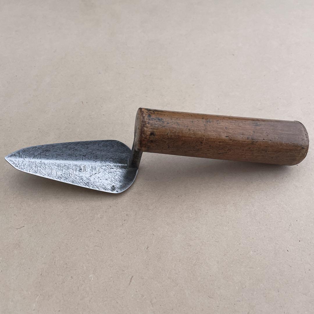 左官鏝 山西 人造四半 打ち出し 【93mm】