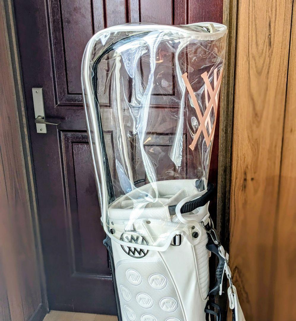 ANEW （美品）⭐️ スタンドキャディバッグ　透明カバー、ベルト未使用