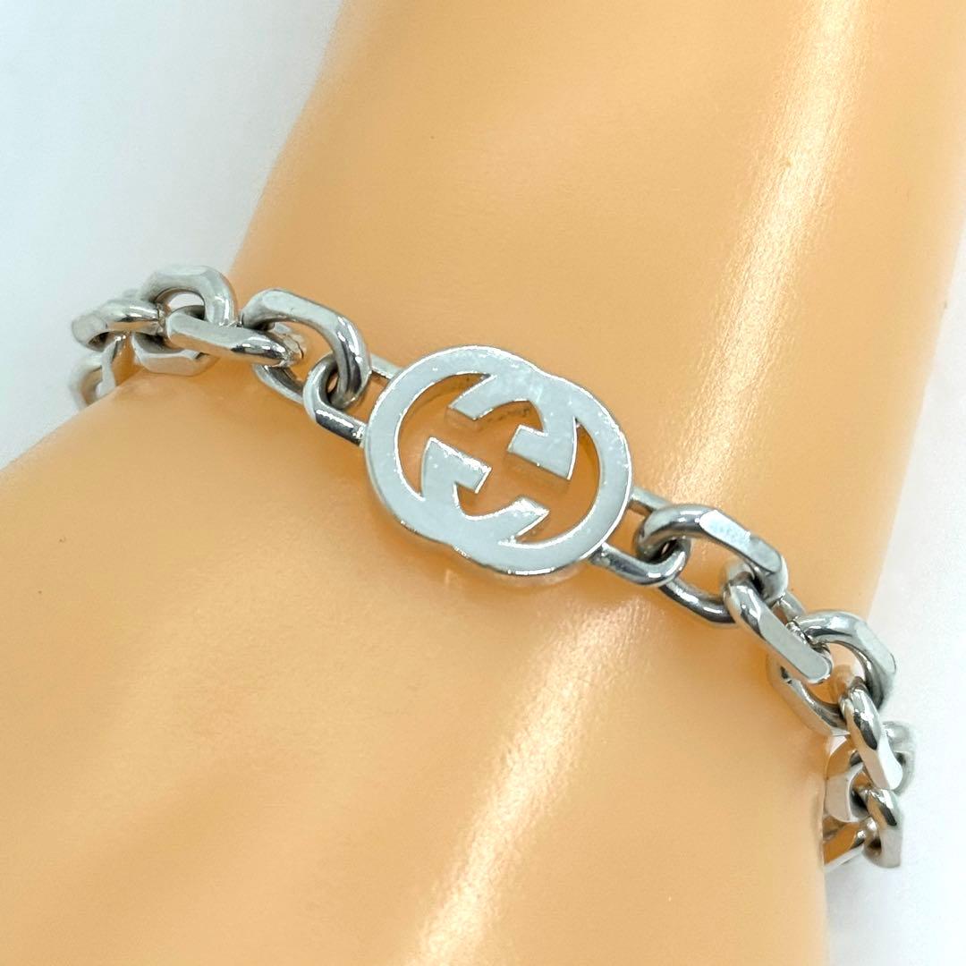 GUCCI インターロッキングg 16サイズ ブレスレット 094021