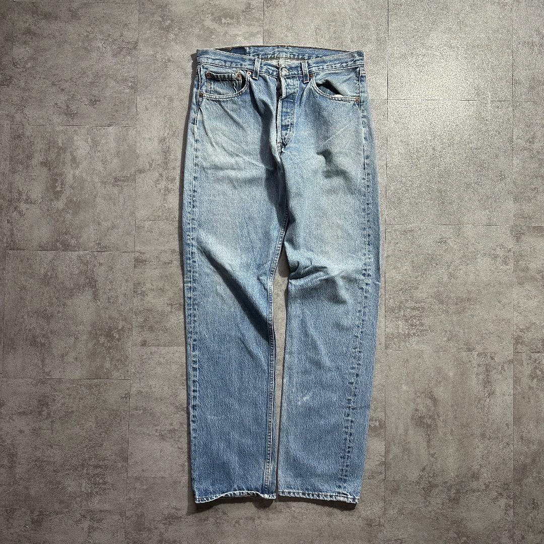 W33 L34】90s USA製 levi's リーバイス 501 - パンツ安い 通販