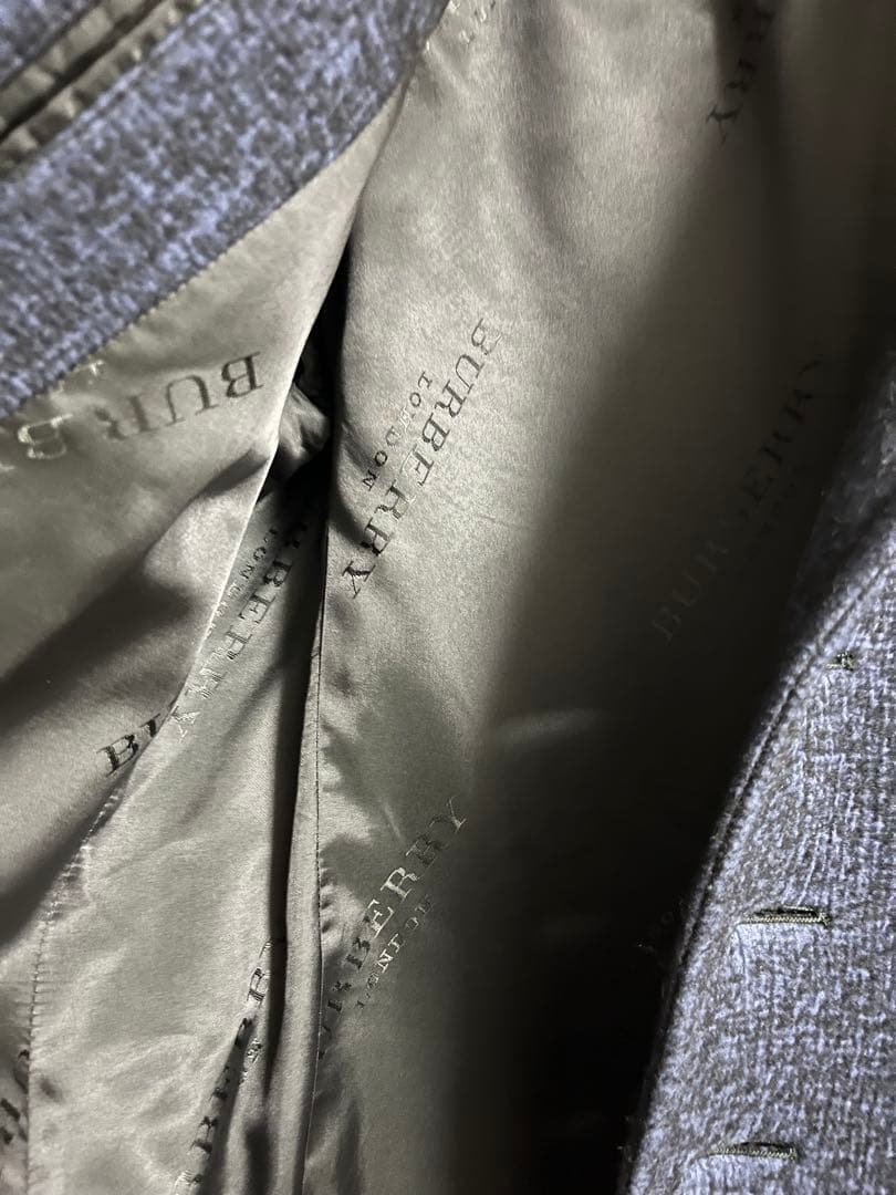 近代モデル Burberry バーバリー ダークブルー チェスターコート