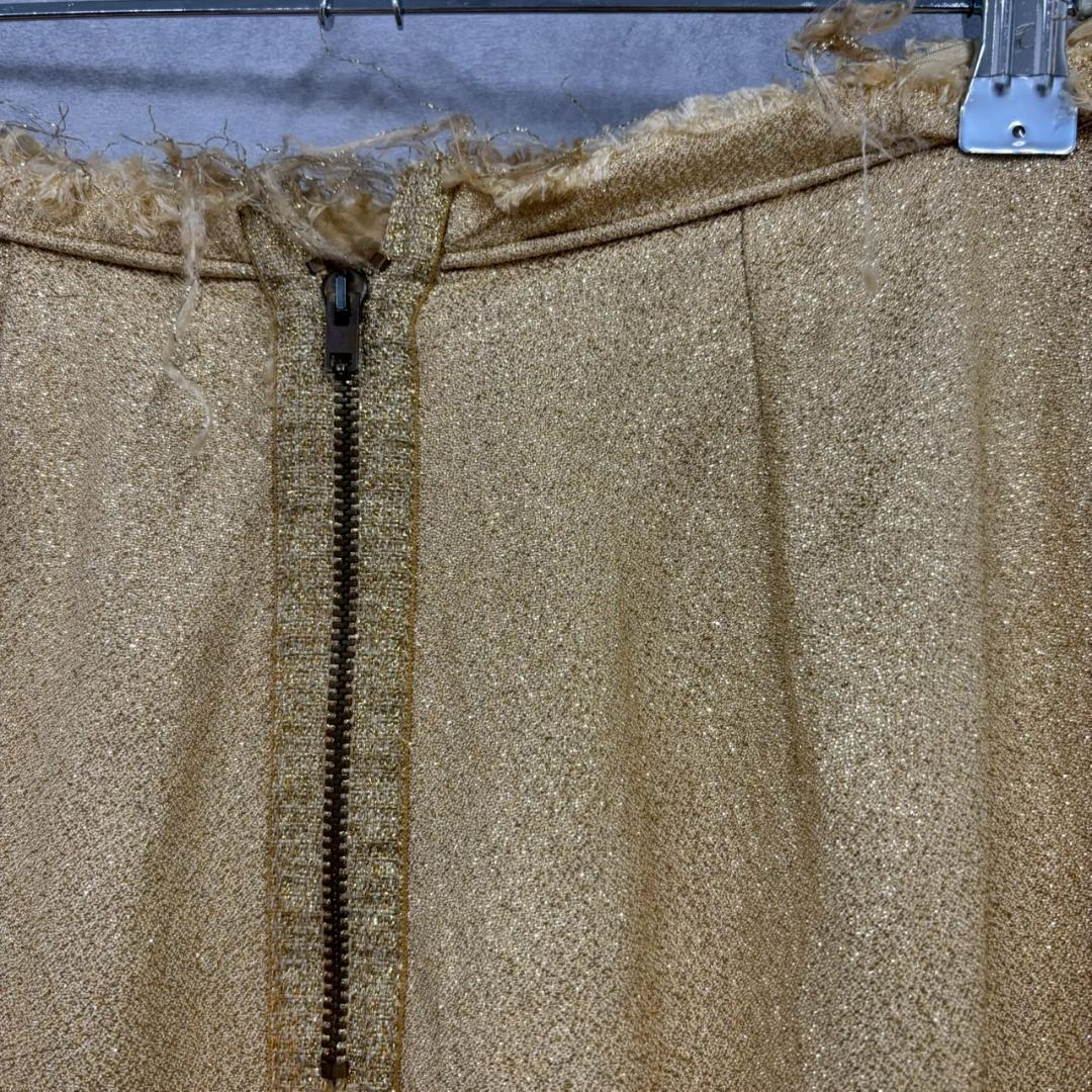 マルタンマルジェラ シャンパンゴールド スカート イタリア製 N1132