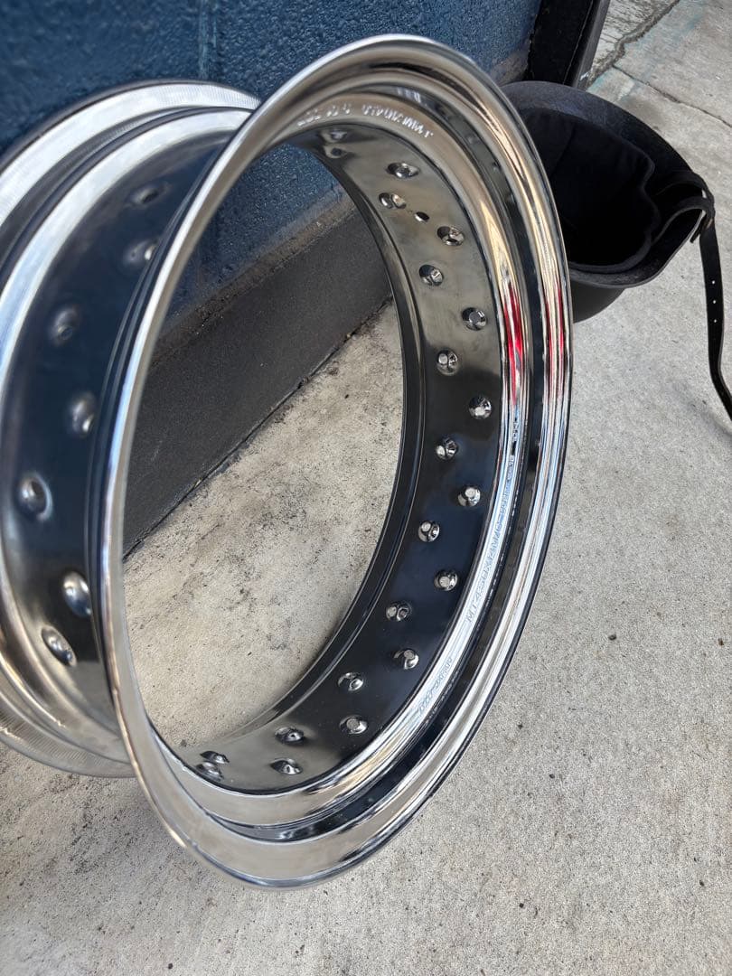 14インチ 4.5J クロームホイールTW200 激安、訳あり、