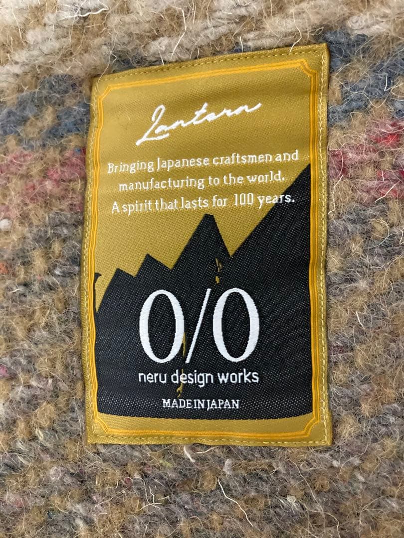 ネルデザインワークスneru design works チェック柄ブランケット