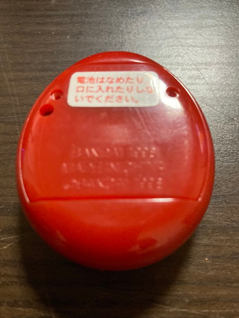 【動作確認済・ジャンク】サンタクロっちのたまごっち　レッド　※裏蓋両側ビス欠け