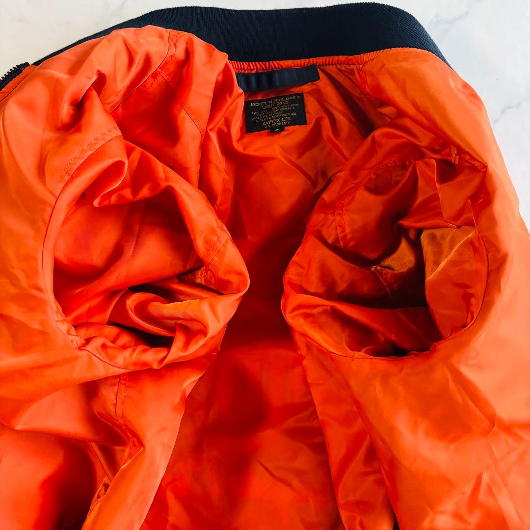 美品】AVIREX フライトジャケット L-2A ワッペン 刺繍 XL