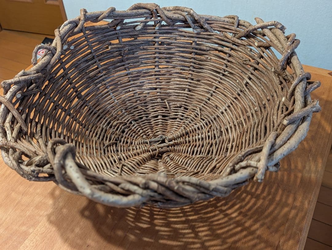 希少）山あけびのハンドメイドバスケット