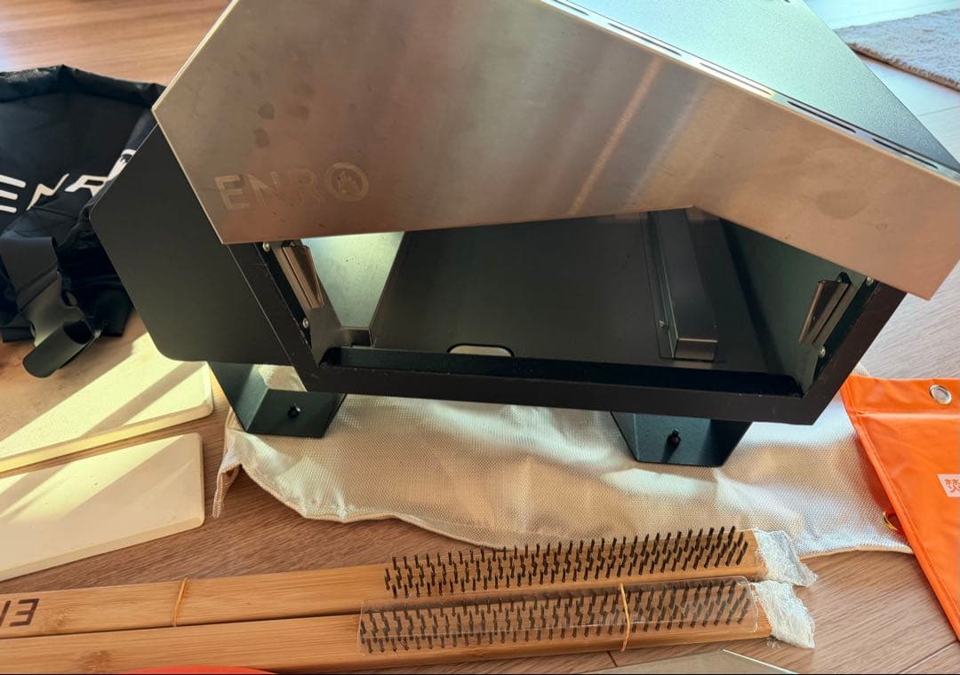 enro ピザ窯 窯焼きマスター セット（＋温度計、焚き火台シート付き）お得