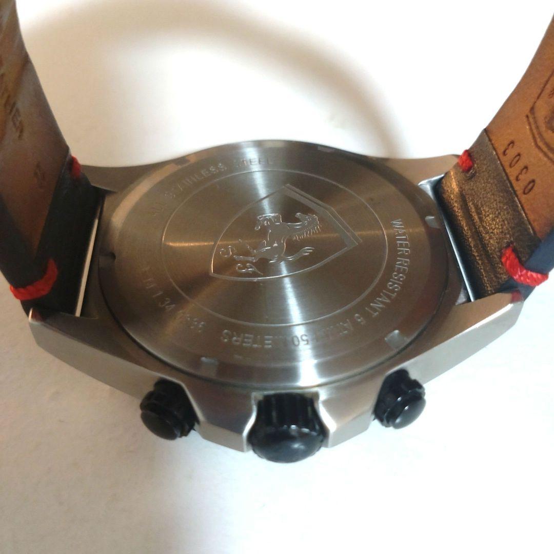 Scuderia Ferrari クロノグラフ 時計 レッド