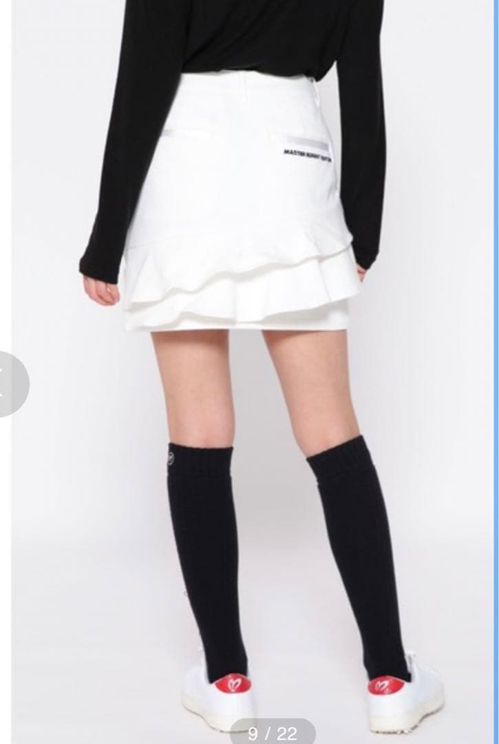 ◾︎新品　マスターバニー　定価2.6万　ストレッチ 後ろ裾フリルスカート