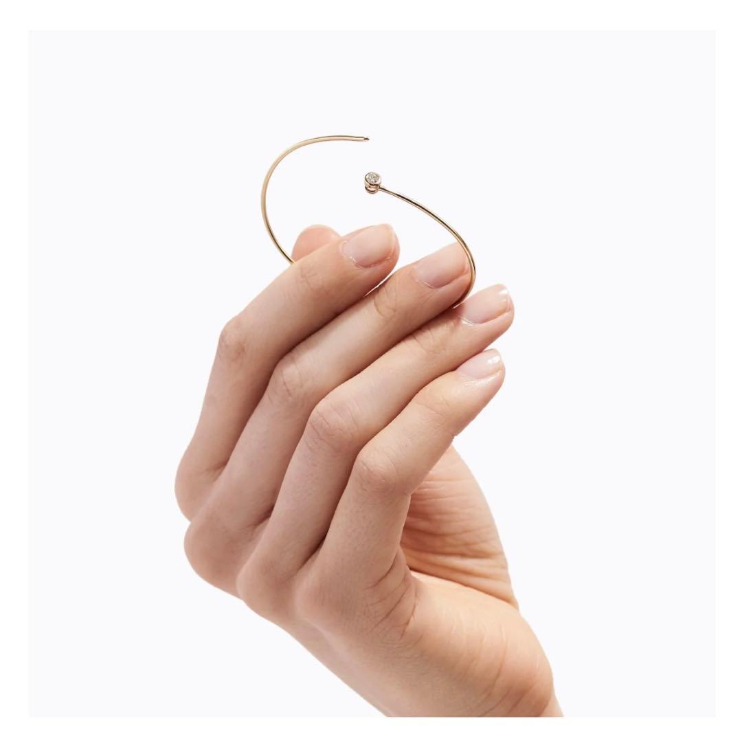 アクセサリー One-Stone Hoop Bracelet