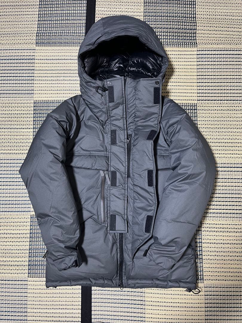 AW25 NANGA マウンテンビレーコート　グレー　Sサイズ　ダウン