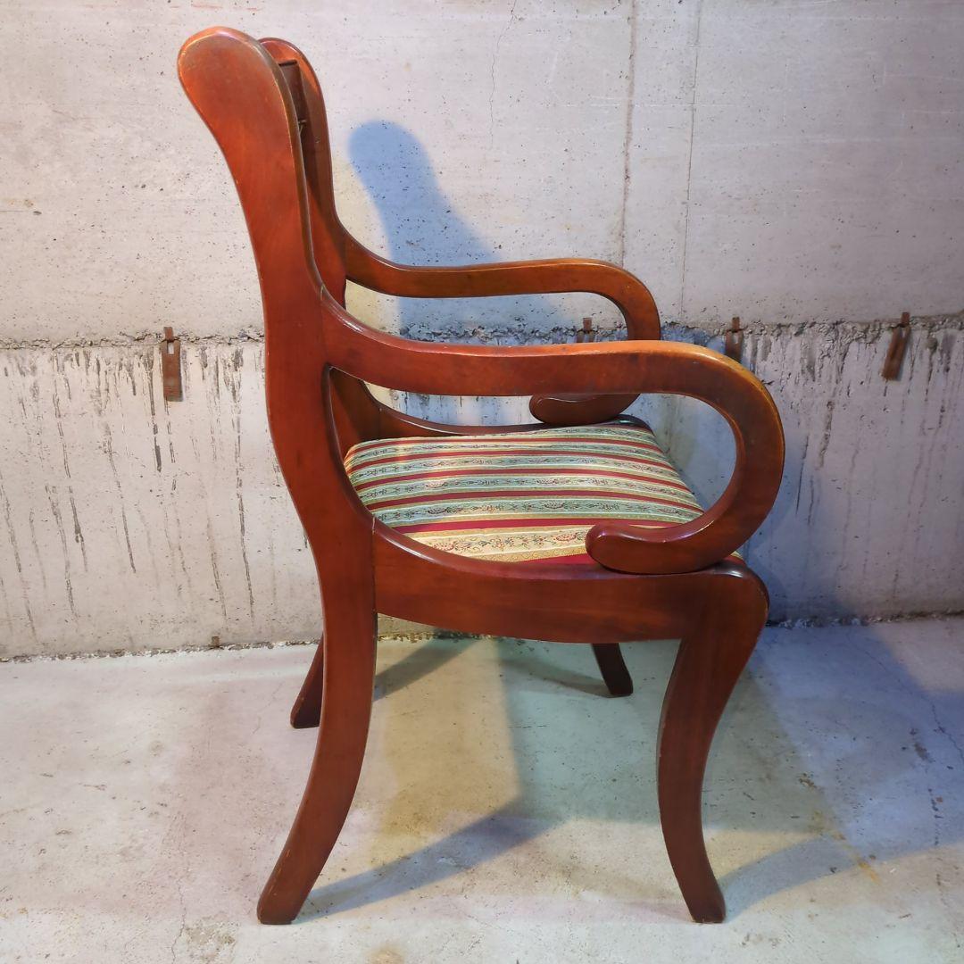 イギリス ヴィンテージ家具 ダイニングチェア アームチェア 椅子⑤