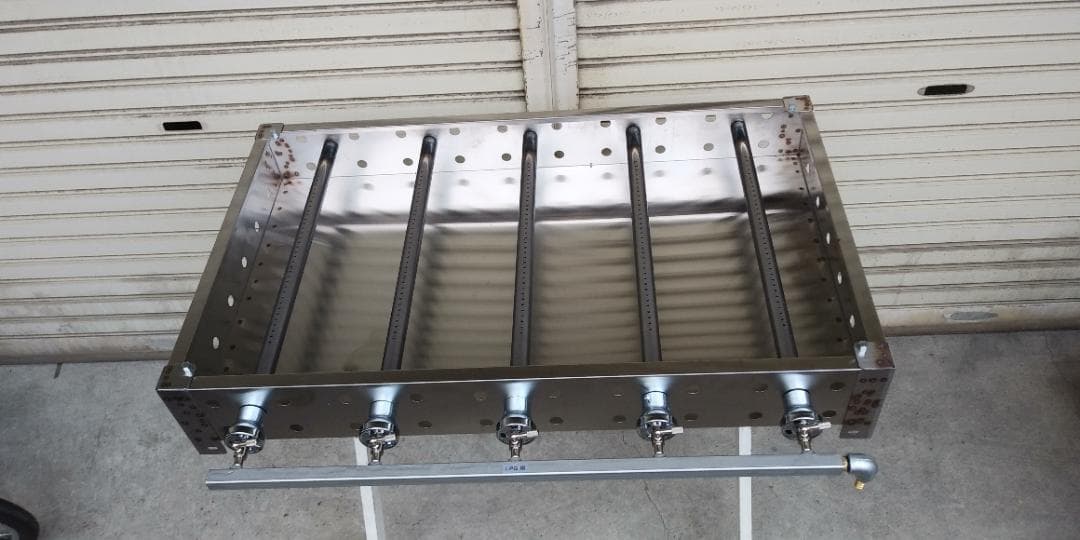 幅90cm　フチ付 特大グリラー　プロパンガス　学園文化祭り　ネット販売専用品