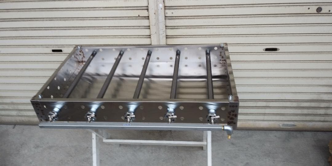 幅90cm　フチ付 特大グリラー　プロパンガス　学園文化祭り　ネット販売専用品