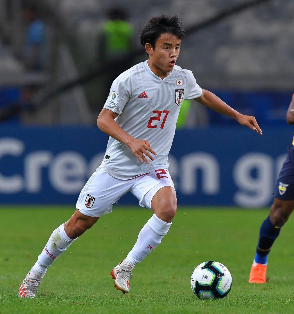 【本人着用品】久保建英 日本代表 ユニフォーム 上下セット 実使用品 激レア