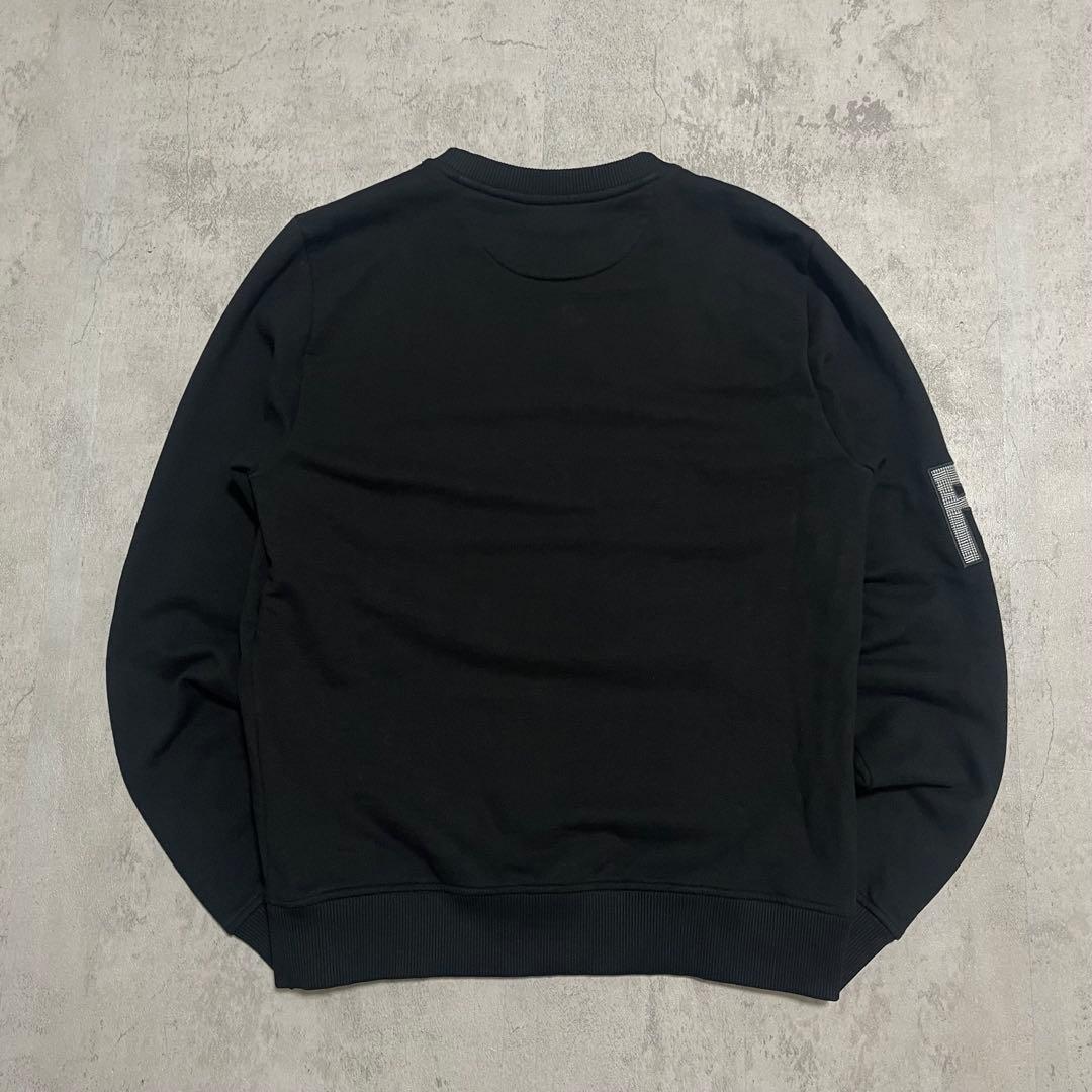 美品 FENDI ギンガムチェック FF ロゴ スウェット トレーナー 黒 FENDI