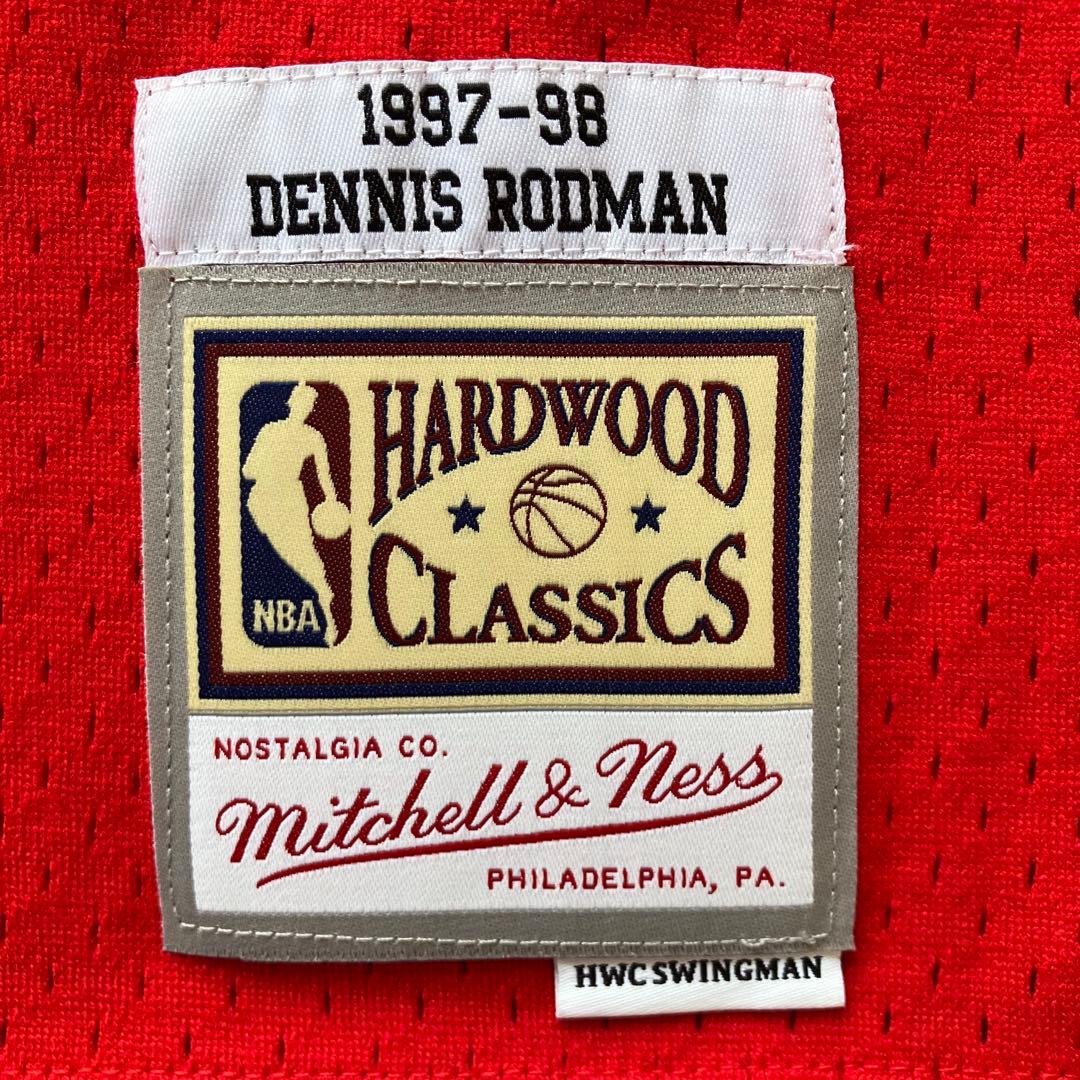 【美品】　BULLS デニス・ロッドマン　NBA　ブルズ　ユニフォーム　シャツ