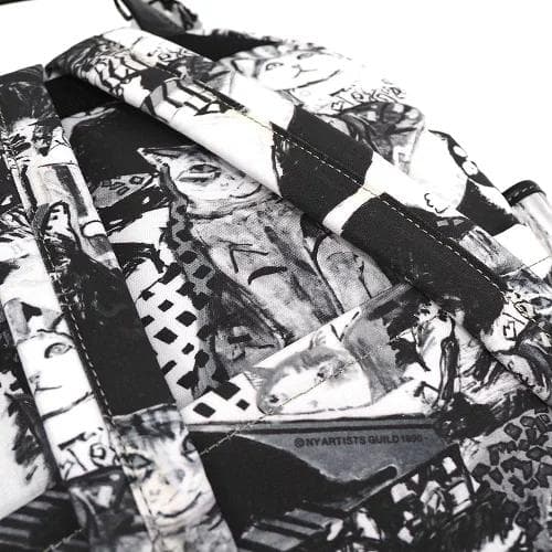 G0613S 未使用品 マンハッタナーズ リュックサック ブラック/ホワイト