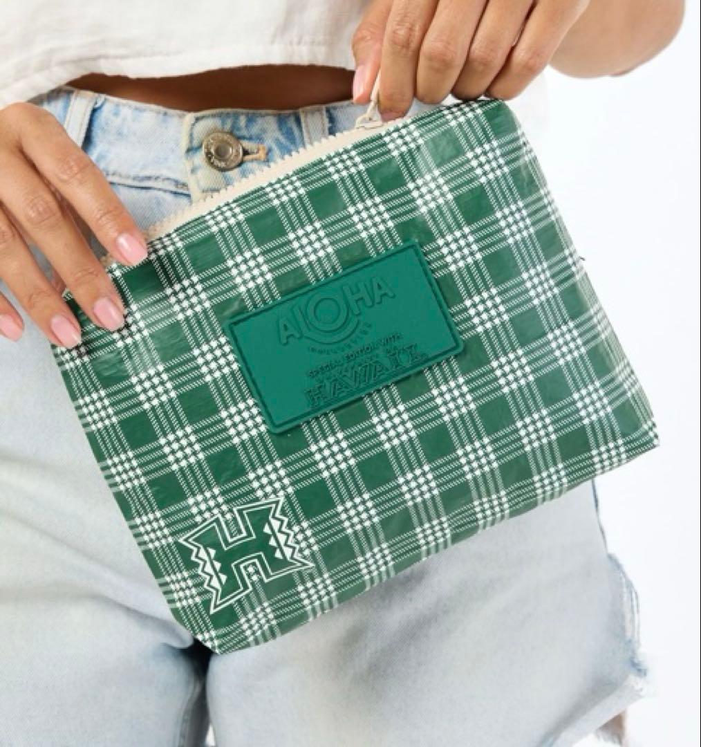 完売品 アロハコレクション ハワイ大学 スモール ポーチ パラカ UH ハワイ