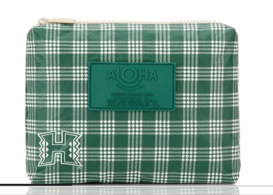 完売品 アロハコレクション ハワイ大学 スモール ポーチ パラカ UH ハワイ