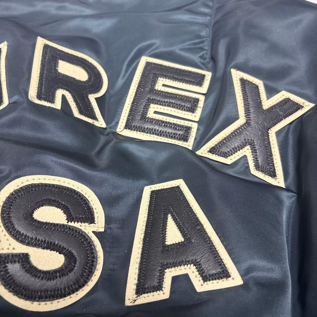 USA アヴィレックス MA-1 コマーシャルロゴ フライトジャケット L深緑系